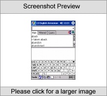 LingvoSoft Dictionary English <-> Armenian for Pocket PC Screenshot